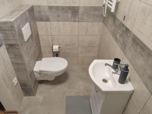 Koupelna v ubytování Ubytovanie Katka