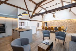 Køkken eller tekøkken på Les 4 Fontaines