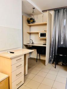 Η κουζίνα ή μικρή κουζίνα στο Studio Centru