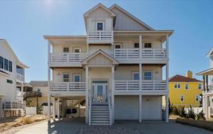 Bygningen som feriehuset ligger i