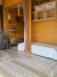 Postel nebo postele na pokoji v ubytování Berdo Svaliava