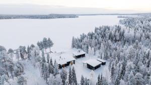 Naturlandskabet i nærheden af chaletet