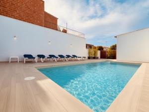 een afbeelding van een zwembad in een huis bij Can Sala CostaBravaSi in Santa Cristina d'Aro