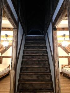 Кровать или кровати в номере Leśny Sentyment na Gwizdówce na Kaszubach