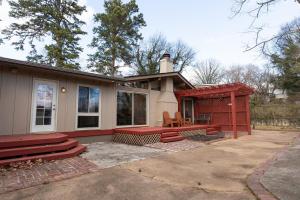 Bygningen som feriehuset ligger i