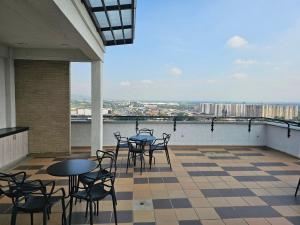 Un balcón o terraza en Apartaestudio