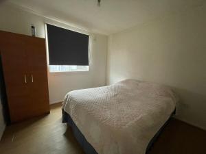 Ένα ή περισσότερα κρεβάτια σε δωμάτιο στο House in Puerto Varas per day