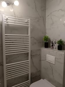 Koupelna v ubytování SPA APARTMAN Prijedor