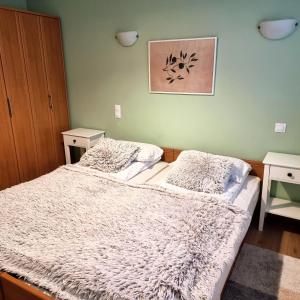 Postel nebo postele na pokoji v ubytování Apartments Elegance