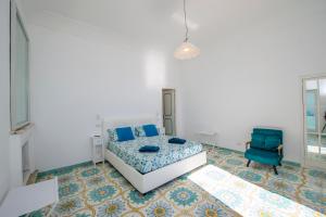 En eller flere senge i et værelse på Maison Turquoise sea view - Amalfi Coast