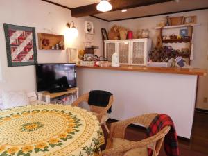 TV a/nebo společenská místnost v ubytování Country Lodge Farmstay