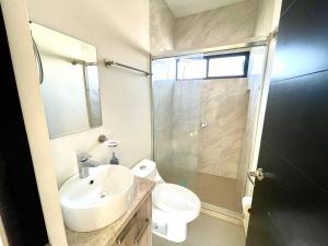 Koupelna v ubytování Oasis del Desierto