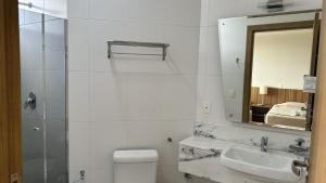 Koupelna v ubytování Boa Vista Eco Hotel