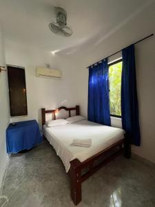 Postel nebo postele na pokoji v ubytování Hospedaje la Glorieta