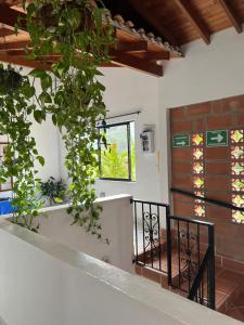 Balkón nebo terasa v ubytování Hospedaje la Glorieta