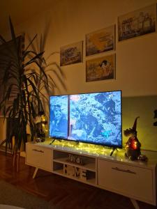 Телевизор и/или развлекательный центр в Apartman M&S