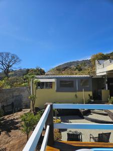 a view from the balcony of a house at Pousada Santo Agostinho in Extrema