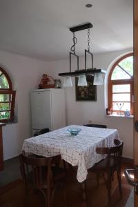 Η κουζίνα ή μικρή κουζίνα στο Ferienhaus Waldhof +31 φωτογραφίες