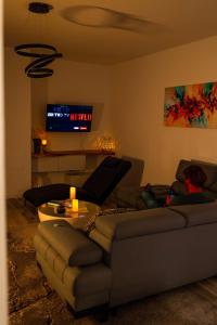 Et opholdsområde på Magic Pine