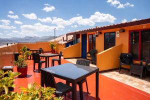 ระเบียงหรือลานระเบียงของ Wild Rover Cusco