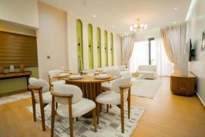 Χώρος καθιστικού στο Résidence LOBOS