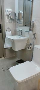 Koupelna v ubytování Petra Desert Hotel + 51 fotografií