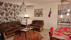 Posezení v ubytování Play Apartments