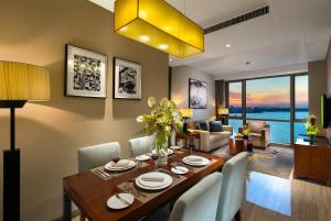 Atpūtas zona naktsmītnē Oakwood Hotel & Residence Suzhou