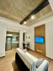 Køkken eller tekøkken på La Rosa Apartment