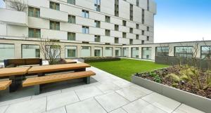 Bygningen som lejligheden ligger i