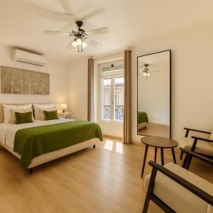 En eller flere senge i et værelse på Old Town Hvar