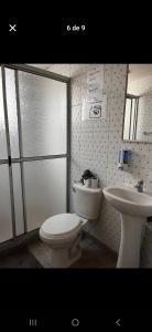 Ванная комната в Hospedaje Mary