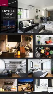 Kuchyň nebo kuchyňský kout v ubytování Skytree View Riverside Terrace