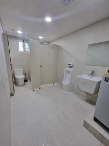 Koupelna v ubytování Halla Livingtel