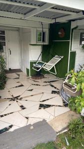 Patio nebo venkovní prostory v ubytování Home style Cabin