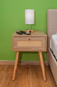 Postel nebo postele na pokoji v ubytování Motel Kalos