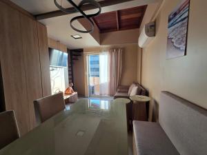 Et opholdsområde på Duplex at Pajuçara Beach