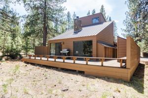 Bygningen som feriehuset ligger i