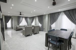 Et opholdsområde på BMS Lodge