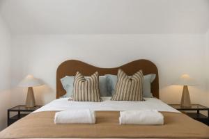 Postel nebo postele na pokoji v ubytování Cottonwood Villa