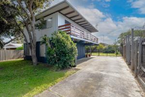 Bygningen som feriehuset ligger i