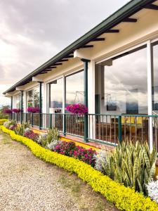 Сад в Hotel Campestre Casa de la Abuela