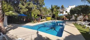 Bazén v ubytování Posada Sarita nebo v jeho okolí