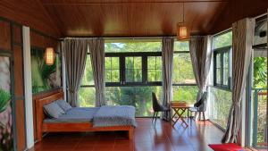 Posezení v ubytování FB Farmstay - Vườn An Lành Bên Suối