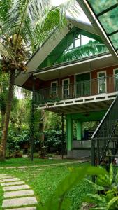 Zahrada ubytování NEST nature homestay