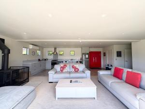 Posezení v ubytování The Barn