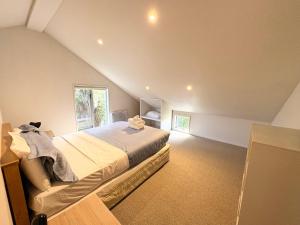 Postel nebo postele na pokoji v ubytování The Barn