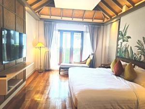 Μια τηλεόραση ή/και κέντρο ψυχαγωγίας στο Fisherman's Resort Haad Chao Samran