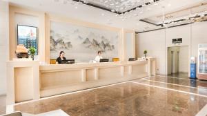 Zona de hol sau recepție la 万信至格酒店库车天山中路店