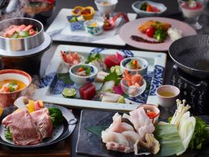 Comida en el ryokan o alrededores